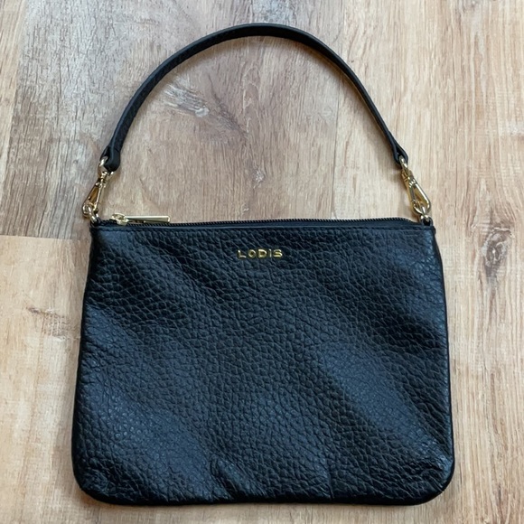 Lodis 100% Italian Leather Crossbody Convertible Purse - Picture 3 of 6